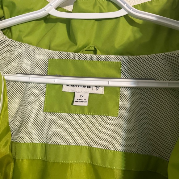 Women’s Susan Graver rain coat - Picture 3 of 3